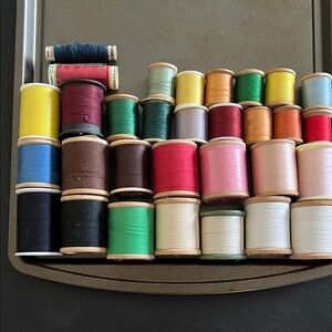 31 Colorful Thread Spools Collection